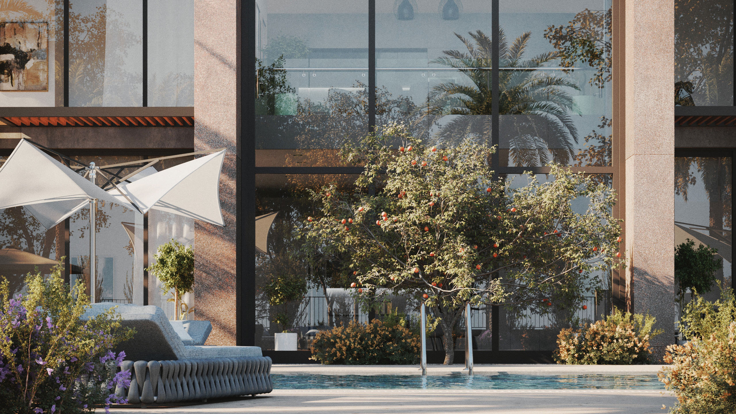 PUS Modern Villa Konsepti - Özel Çatı & Cephe Tasarımı Dış Mekân Görselleştirme